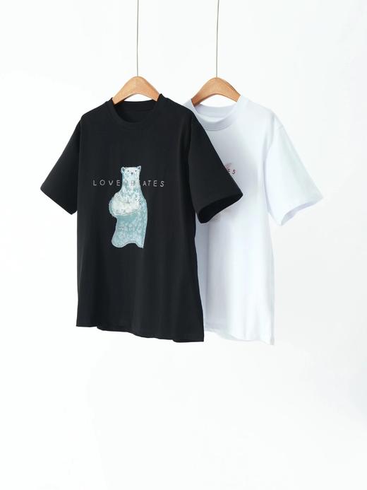 F032574夏季新款飞马刺绣圆领宽松休闲百搭短袖T恤 商品图1