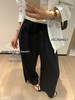 LO*W CLA*SIC 新款 纯色直筒宽松亚麻天丝休闲裤西装裤 商品缩略图6