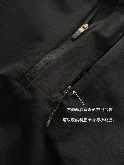 一店k （贸易公司货！）轻户外党本命！吸湿速干小暗格面料！H/H 26年春季新款男士半拉链长袖T恤！ 商品图12