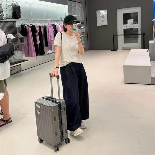 F032501春季新款纯色定染工艺舒适百搭圆领打底短袖T恤 商品图7