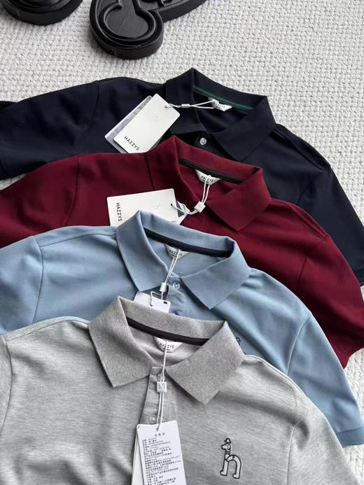 F032547新款凉感夏季男士商务休闲翻领POLO短袖T恤 商品图2