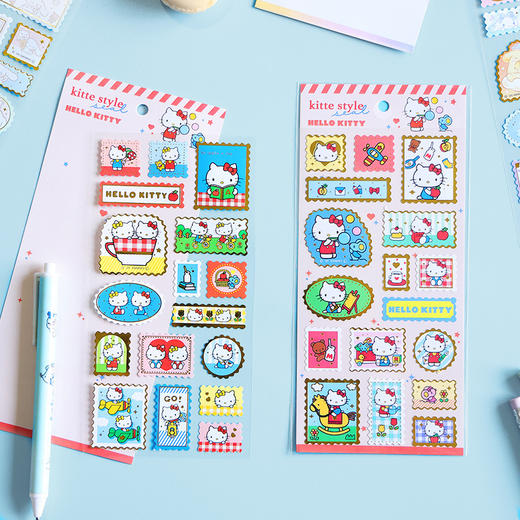 卡通凯蒂酱烫金邮票贴 商品图2