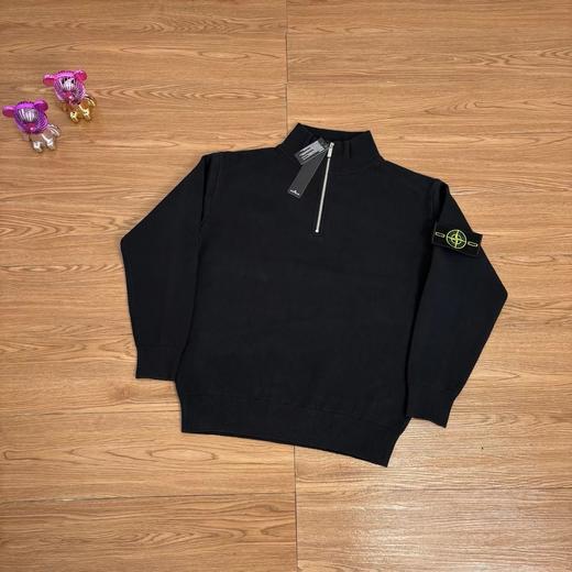 F032504高街风格时尚百搭胸口半拉链机能毛衣长袖外套 商品图4