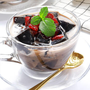 宇峰黑凉粉果冻粉儿童食用冰粉烧仙草粉 DIY布丁夏季凉粉魔芋粉500g /休闲食品 /果冻/布丁 /凉糕/凉粉 商品图2