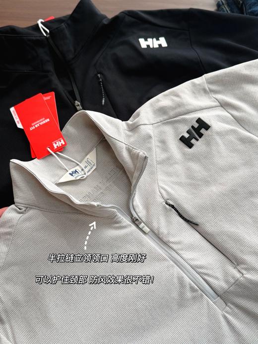 一店k （贸易公司货！）轻户外党本命！吸湿速干小暗格面料！H/H 26年春季新款男士半拉链长袖T恤！ 商品图10