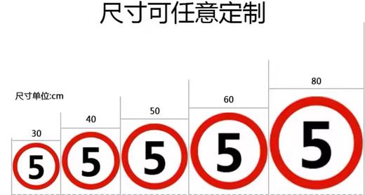 【MMK】60cm轨道限速牌 不含安装 商品图0