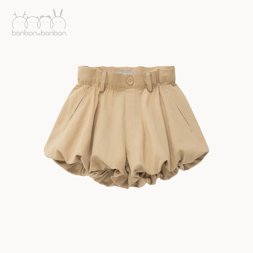 褶皱蓬蓬花苞短裤 商品图0