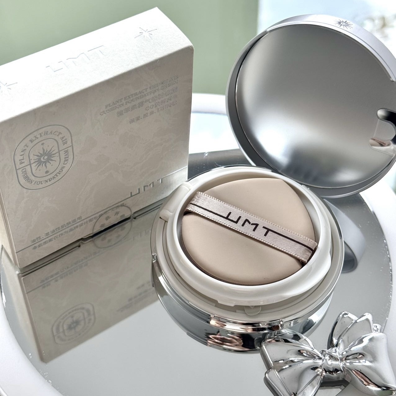 【【UMT植萃气垫粉底霜，买1送1仅💰59.9】毛孔隐形术，不浮/不卡/不暗沉，超长待机