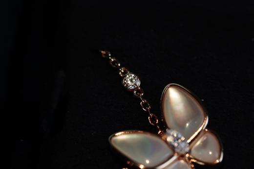 梵克雅宝 Two Butterfly 系列 白贝母蝴蝶项链（XK） 商品图7