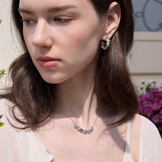 ARSIS 丨 繁绮系列 繁花风影微笑项链 商品图11