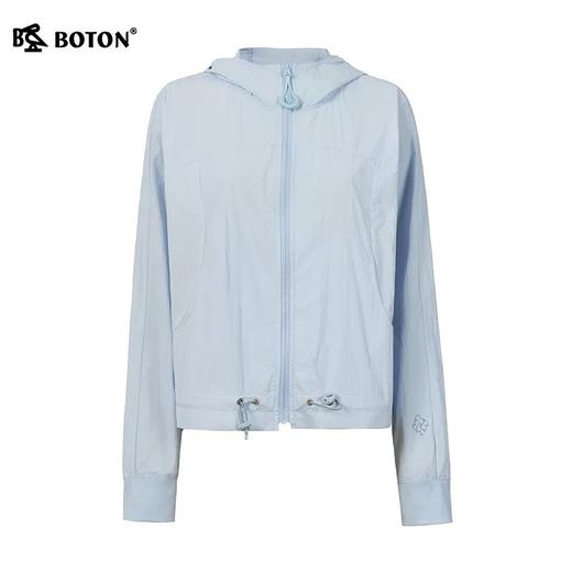 波顿女士春夏连帽防晒外套｜宽松连帽拉链设计，遮阳挡风都安心LJ033126 商品图5