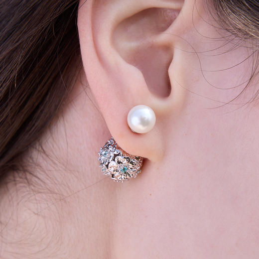 ARSIS 丨 繁绮系列 繁花绣球两戴耳钉 商品图4