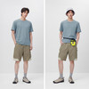 森马休闲裤男夏轻薄户外运动裤oversize侧边拉链贴袋短裤时尚百搭 商品缩略图4