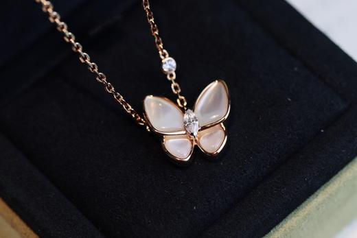 梵克雅宝 Two Butterfly 系列 白贝母蝴蝶项链（XK） 商品图1