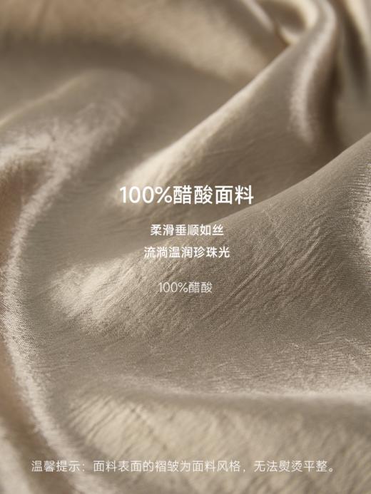 流光裙 醋酸鎏光缎面橡筋腰头迷笛半裙FCF2SKT082、FCF3SKT106 商品图9