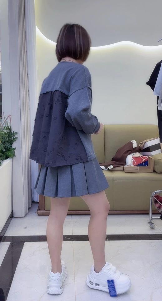 日单！无补！蕾丝拼接圆领开衫  26ZB03024- 商品图0