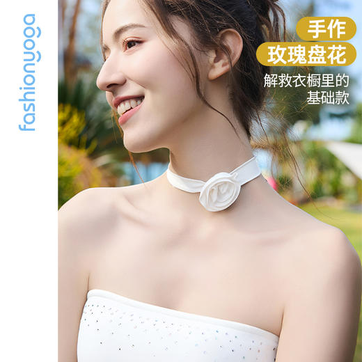 FW050优雅小玫瑰装饰花 商品图0