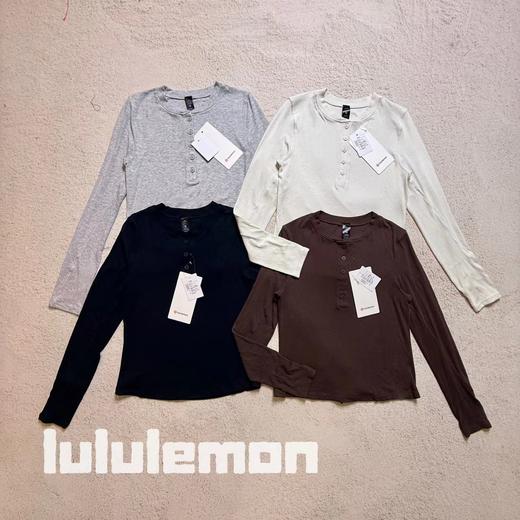 F032505春夏新品四色小半领纽扣紧身打底衫长袖T恤 商品图0