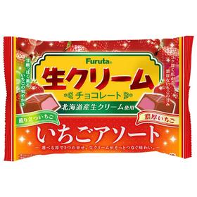 【BF】日本进口古田制果草莓花生牛奶夹心榛子味巧克力独立包装休闲零食