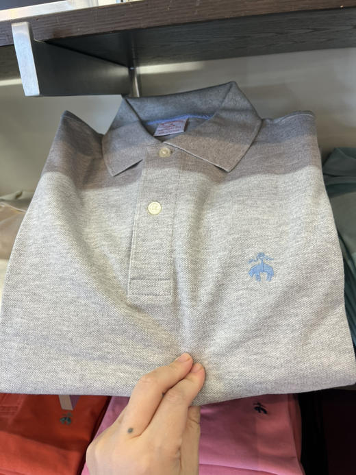 马卡龙色！Brooks brothers 布克兄弟男士🐑彩色小羊标 经典款Polo衫 商品图7