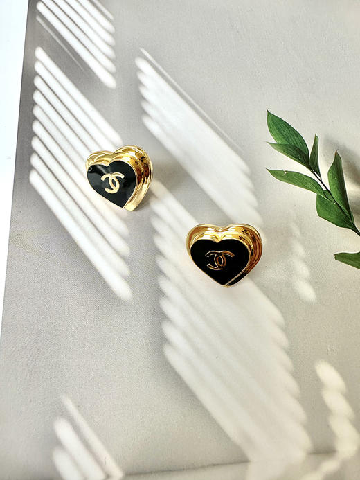 THS-无 香家 轻松的时髦感 珐琅爱心系列项链耳饰 5色 CU1344 商品图10