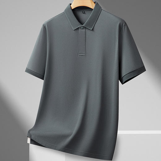 【DDS】【100%棉】大依优型大码男装夏季冰丝短袖POLO衫商务休闲上衣T恤 商品图3