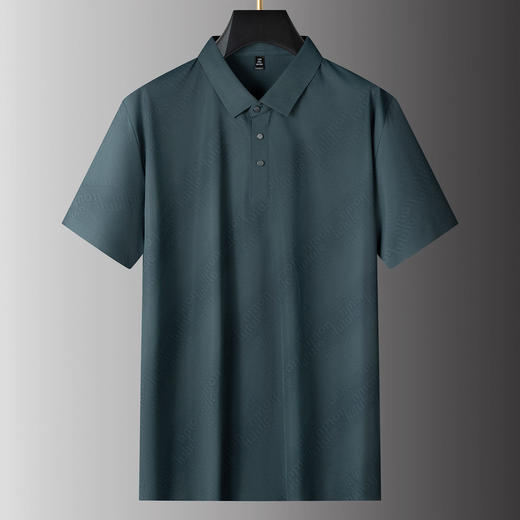 【DPS】大依优型大码男装夏季冰丝短袖POLO衫耐磨商务休闲上衣T恤 商品图2