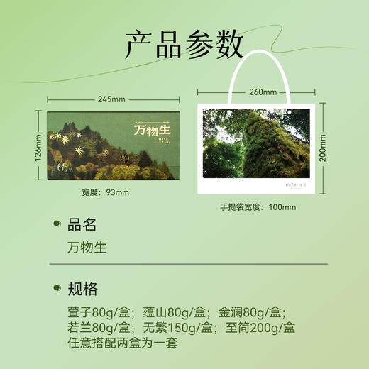 万物生 | 自然森林之礼 | 有机茶叶礼盒 商品图4
