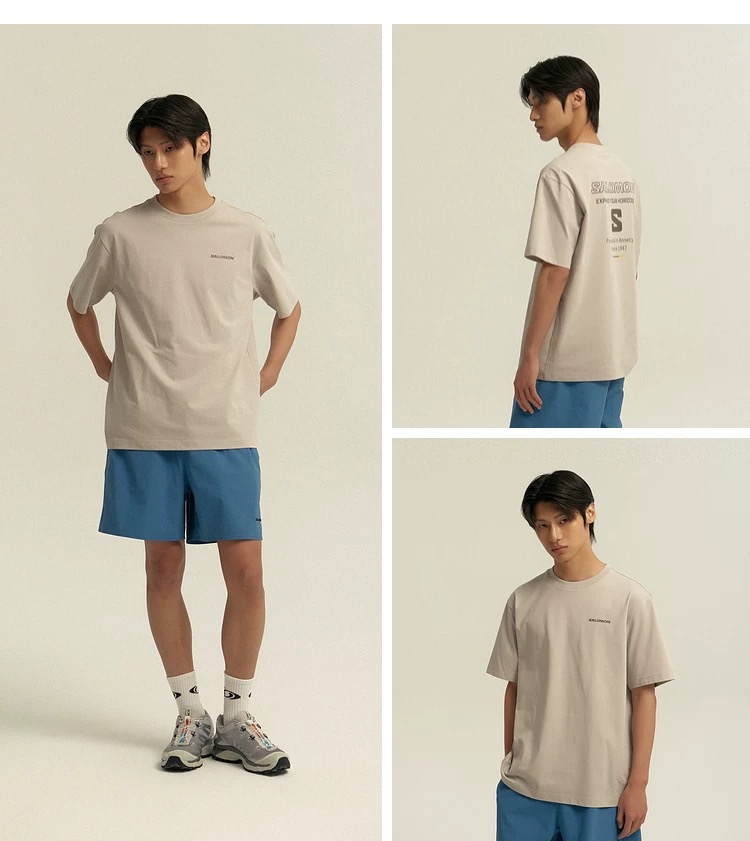 萨罗蒙 户外男款夏潮流速干短袖T恤Z-15897