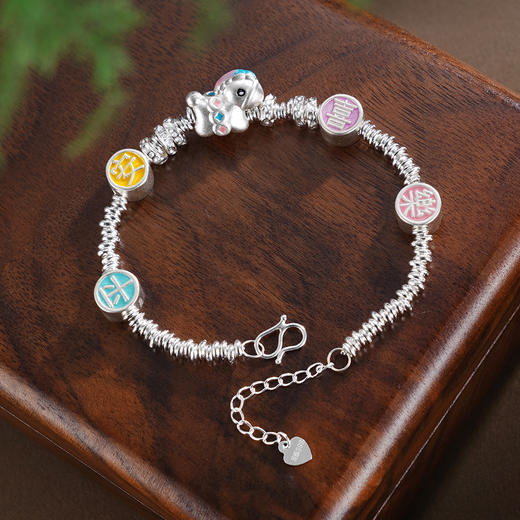 子佩集【‌‌福马萌动】银S999手串手链【SC001725】平安喜乐小马2602 商品图0