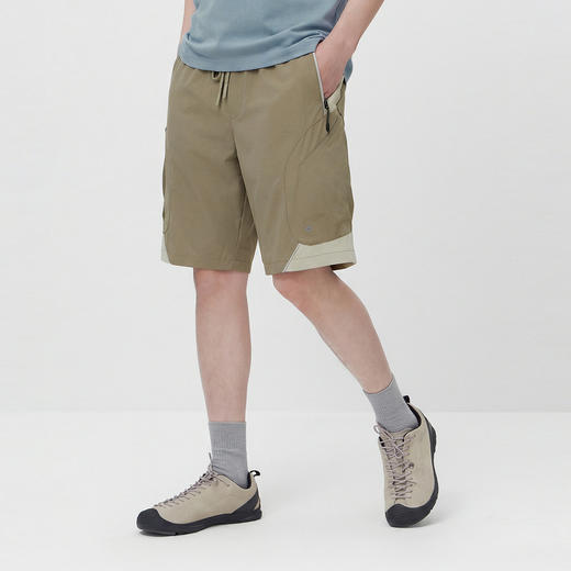 森马休闲裤男夏轻薄户外运动裤oversize侧边拉链贴袋短裤时尚百搭 商品图2