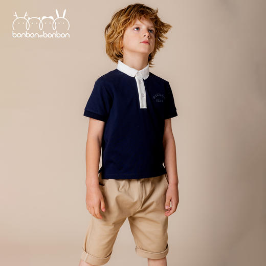 基础拼色polo衫 商品图2