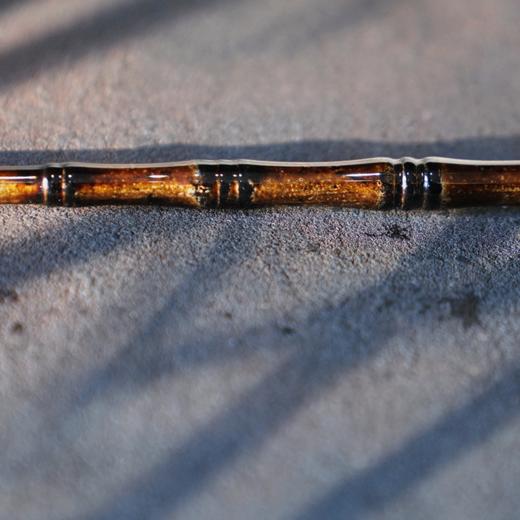 【沉华·醉清风大漆发簪】竹节、银铂金箔螺细、万字纹国风古风汉服 商品图1