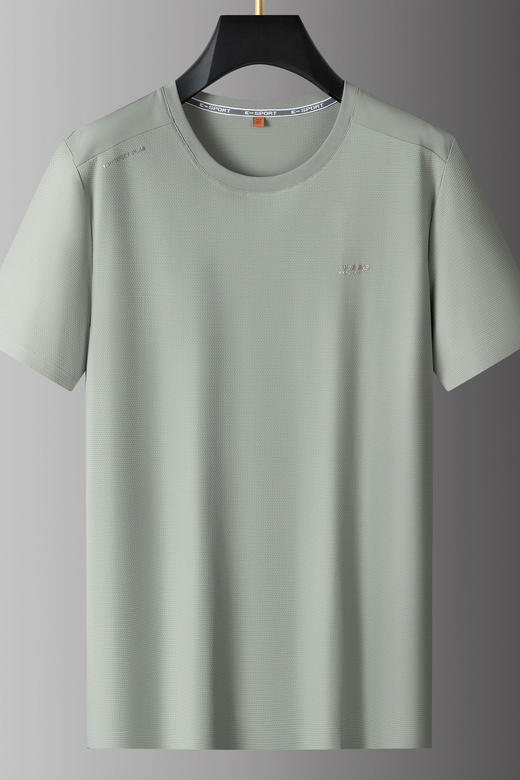 【DPS】大依优型大码男装夏季圆领短袖冰丝凉感休闲短袖T恤上衣加肥加大 商品图5