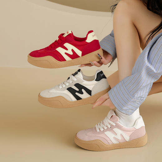 【奢姿甄选】复古型格 自在随行【MZT 复古M标德训鞋】融合时尚风格 舒适好搭 脚感升级 舒适软底 品质做工 橡胶防滑大底 小众不撞款 商品图0