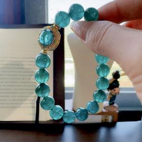 10.5mm蓝碧玺手串