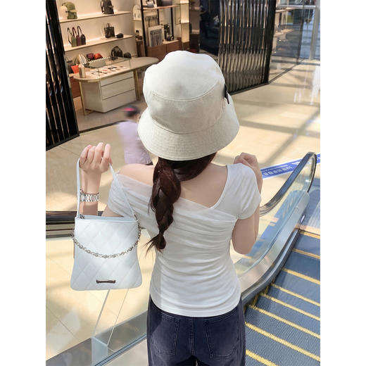 <曾小咸推荐>韩系网纱修身短袖t恤女上衣 商品图4