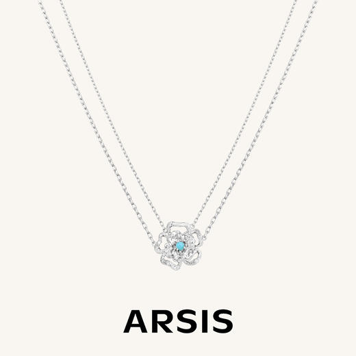 ARSIS 丨 繁绮系列 繁花风影双层锁骨链 商品图0