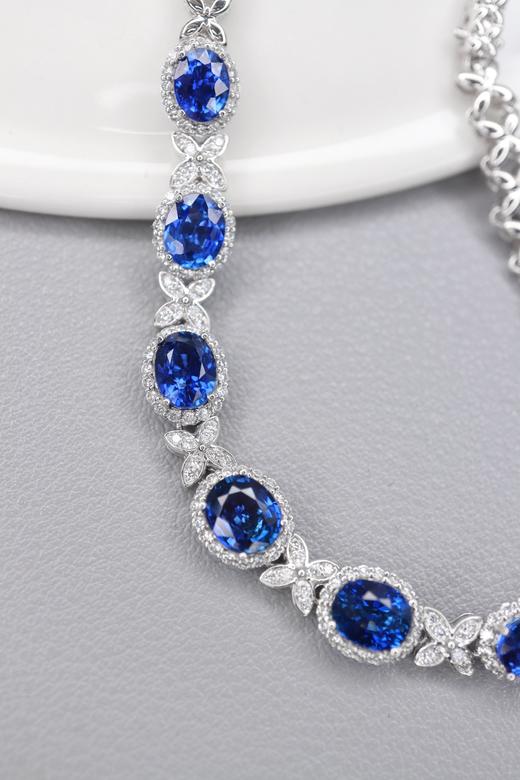 5.8克拉蓝宝石手链 商品图3