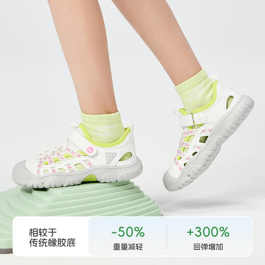 【猫爪徒步系列】SMIBU男女中大童户外登山鞋镂空包头运动凉鞋Z52KB3602【种草号团购】 商品图1