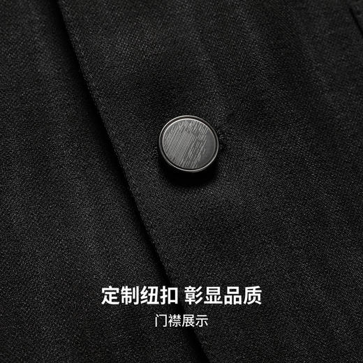 【含亚麻】圣得西休闲西装外套男2026新款春季商务绅士通勤风上衣 商品图6