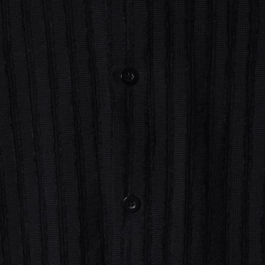 SDSA男装2026新款高贵轻奢老钱风纯色竖纹短袖衬衫百搭简约上衣 商品图3