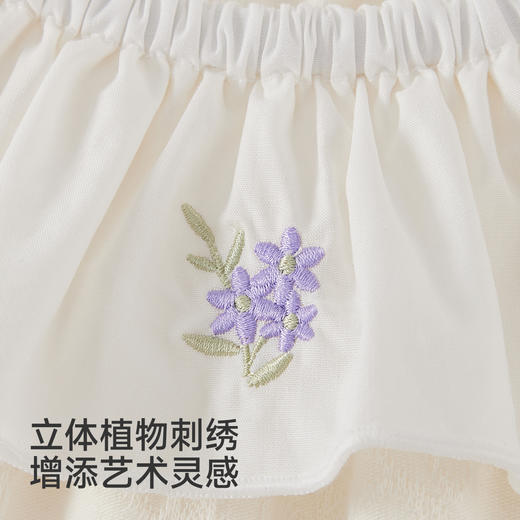 【商场同款】英氏童装儿童长袖T恤娃娃领打底衫可爱内搭女童上衣 商品图3