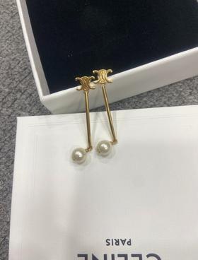 logo珍珠耳环ji008