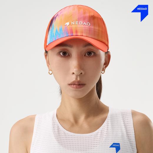 NEDAO内道透气全顶印花软檐帽马拉松越野跑步男女快干导汗运动帽 商品图2