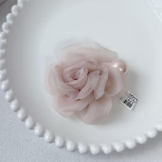 气质典雅花朵边夹发夹-纪念日百货门店同款170495608 商品图3