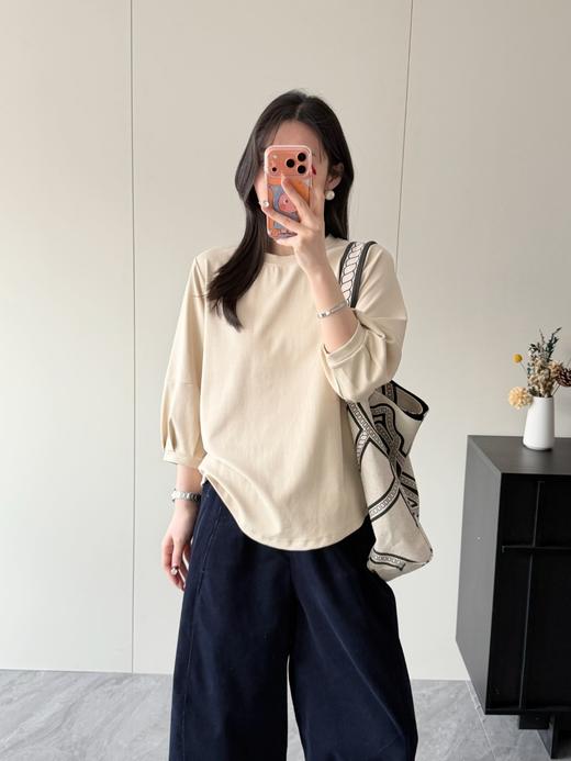 七分灯笼袖宽松T恤 专柜级质感！ 商品图9