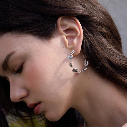 ARSIS 丨 繁绮系列 繁花风影耳环 商品图5