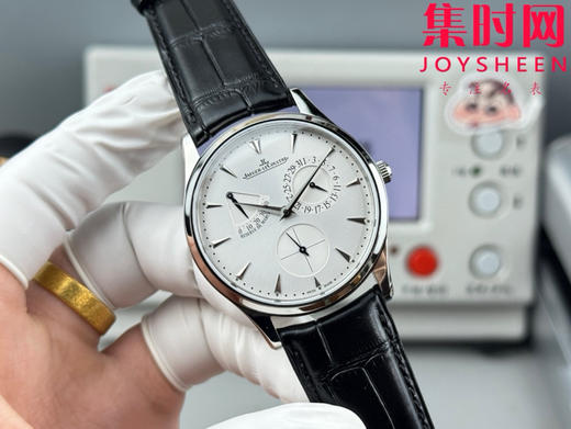 GF积家大师系列1378420"小丑" Master Ultra Thin Réserve de Marche超薄大师动显日历 938一体机 男士腕表 商品图1