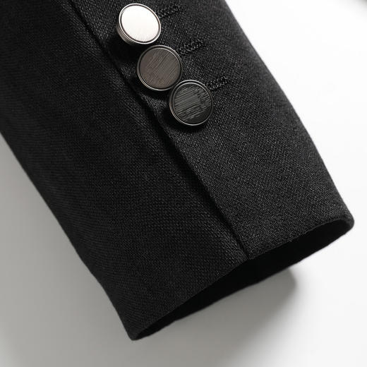 【含亚麻】圣得西休闲西装外套男2026新款春季商务绅士通勤风上衣 商品图10